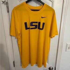 Nike Men's Gold LSU Short Sleeve Tee